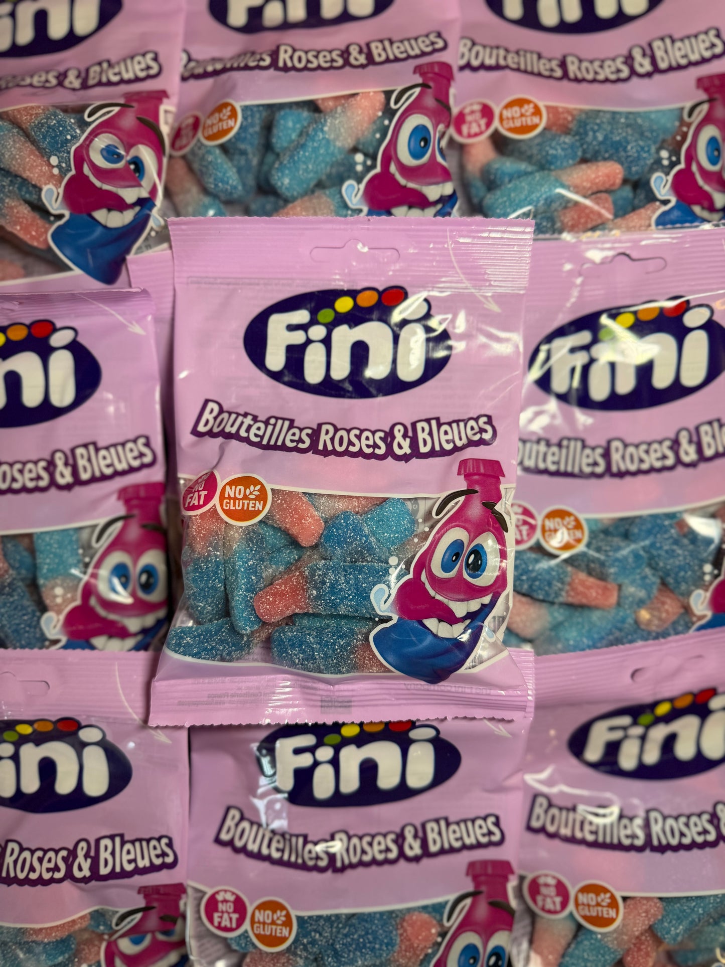 FINI - Bouteilles Roses & Bleues