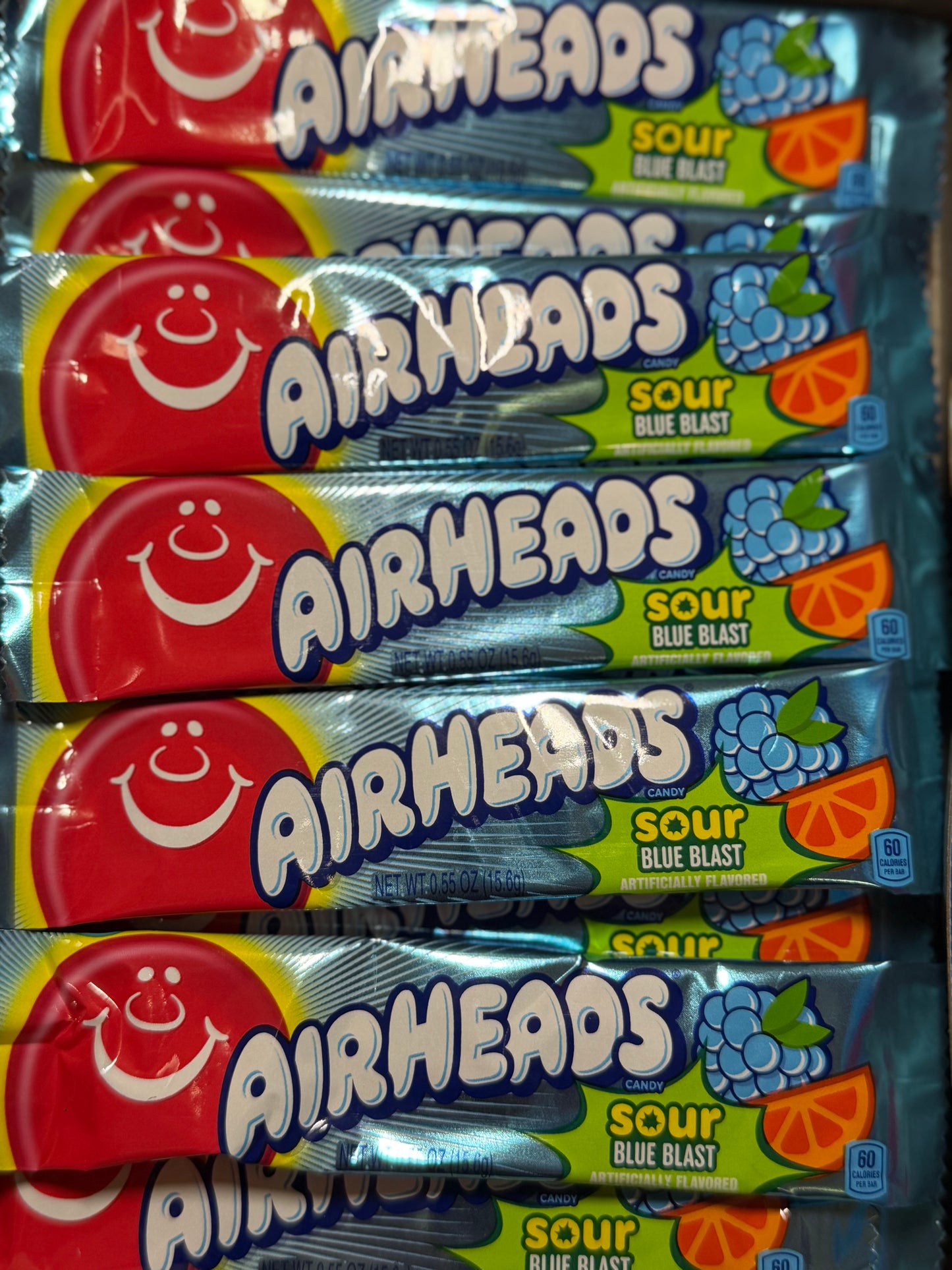AIRHEADS - Bonbon Framboise Bleue Acide