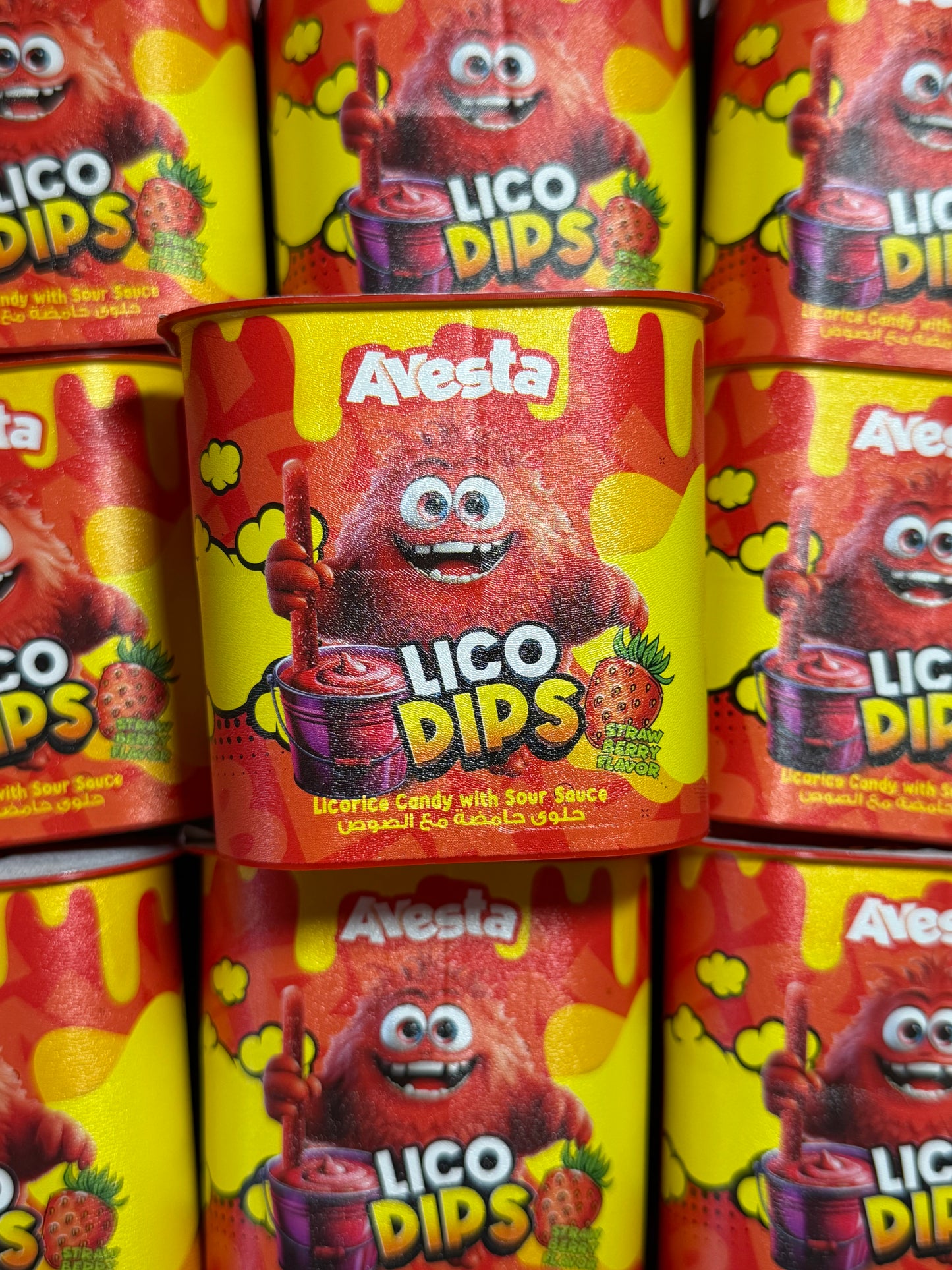 AVESTA - Bonbons Dips Fraise