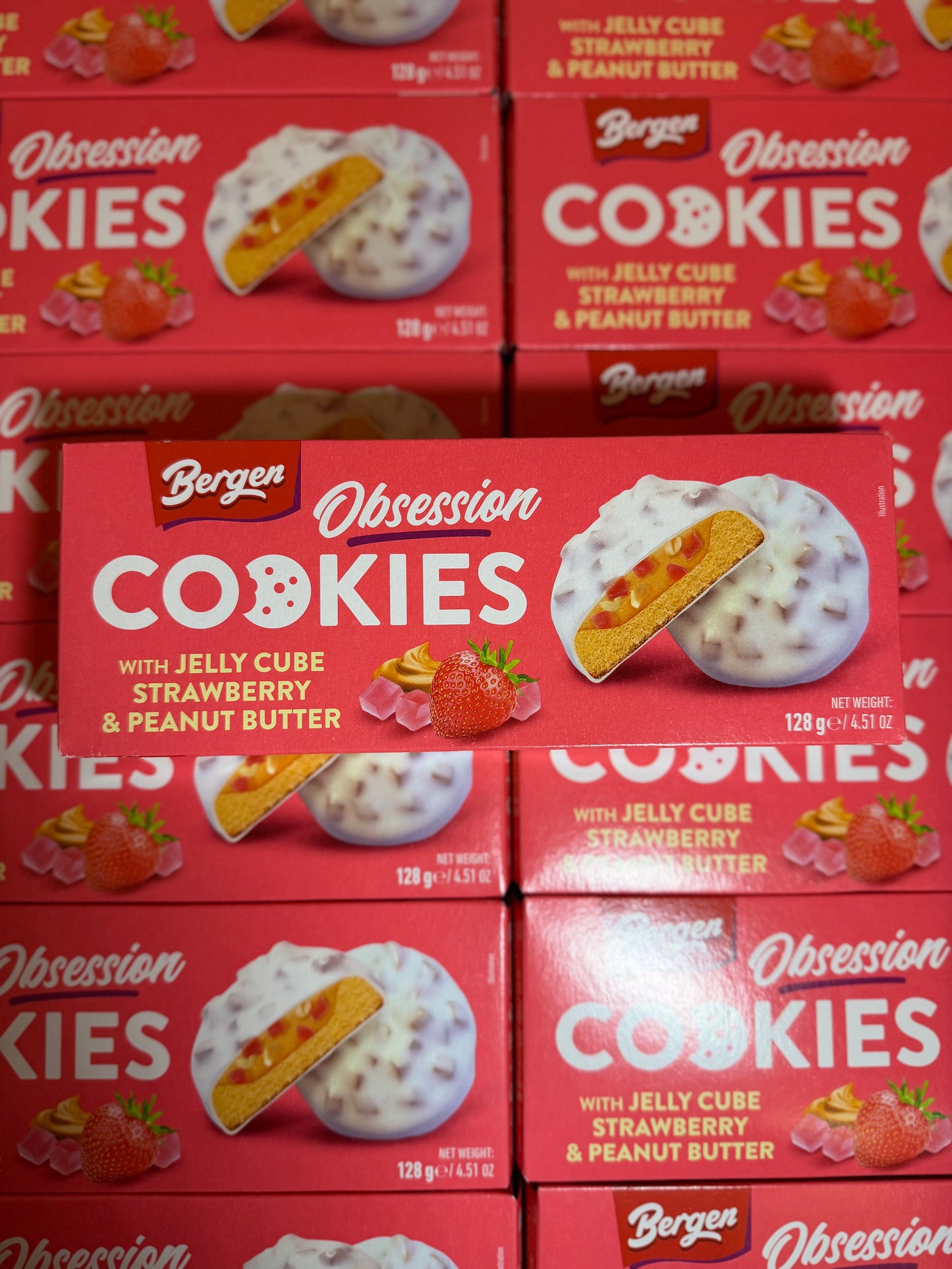 BERGEN - Biscuit Fraise et Beurre de Cacahuète