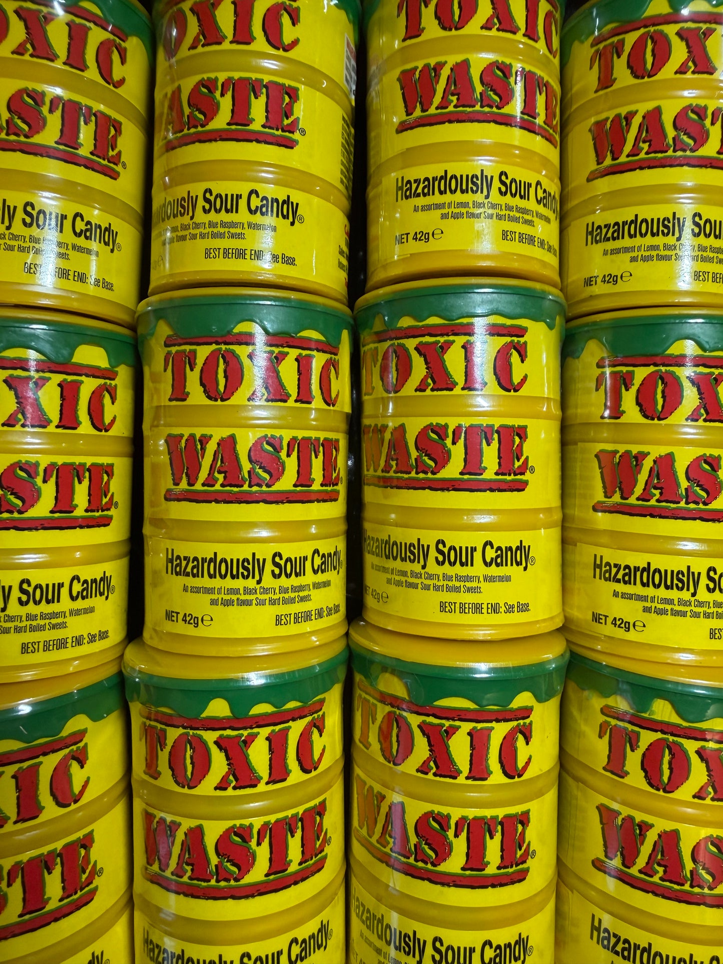 BONBONS TOXIC WASTE - 5 saveurs (Hazardously Sour Candy)