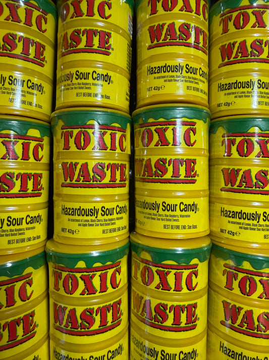 BONBONS TOXIC WASTE - 5 saveurs (Hazardously Sour Candy)